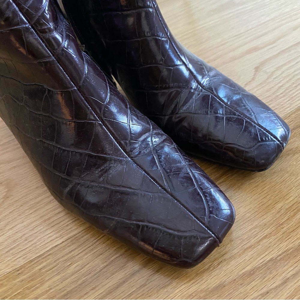 Snakeskin boots